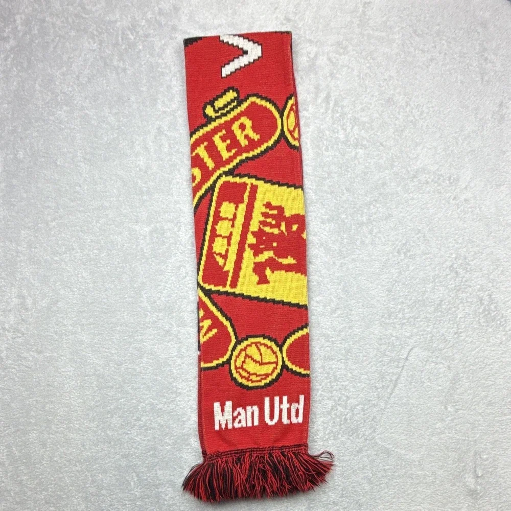 Ruffneck Scarves Chicago Fire vs Manchester United Soccer Scarf Red